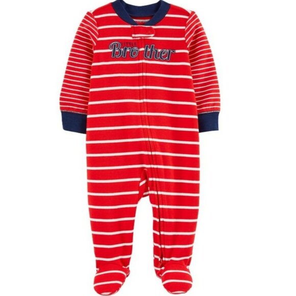 Carter's Other - NWT. CARTER'S Baby Boys Brother 2-Way Zip Cotton Sleep & Play Pajamas